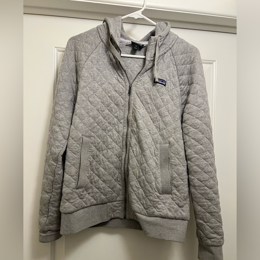 Patagonia Quilted Zip Up Hoodie